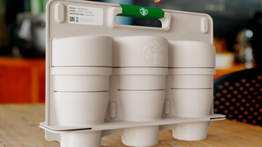 Images from nos.mx - Paper pulp delivery briefcase